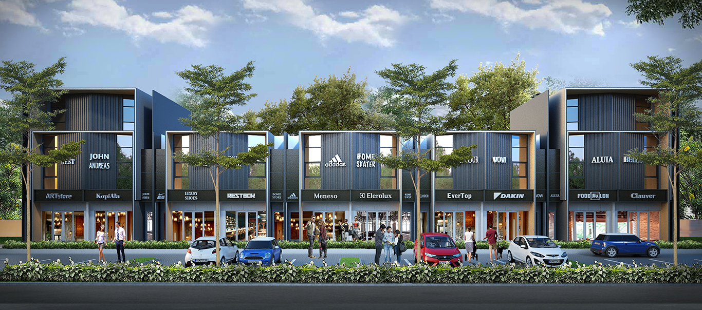 ruko shop house - grand duta city